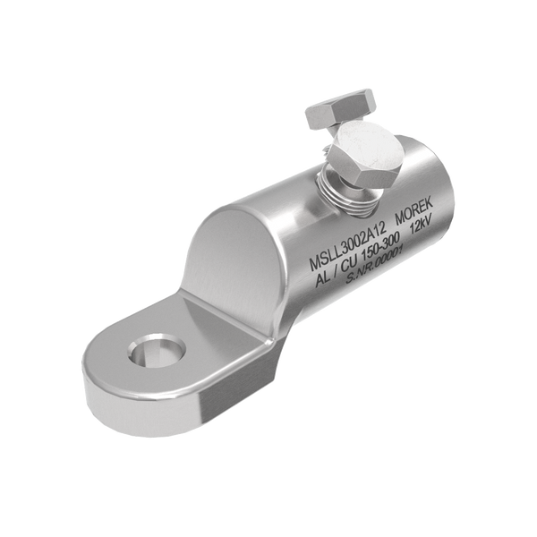 MSLL300 Al/Cu 150-300mm² 12kV 2xAluminum screw SB cable lug M12 image 1