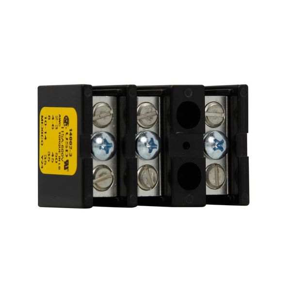 Terminal block, low voltage, 115 A, AC 600 V, DC 600 V, 3P, UL, CSA image 9