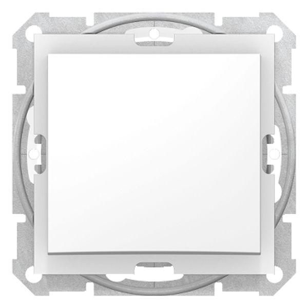 Sedna - intermediate switch - 10AX IP44 without frame white image 1