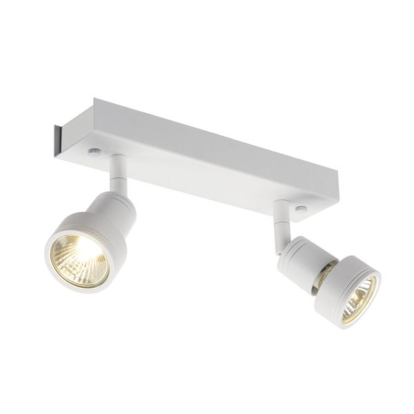 PURI 2 ceiling light, matt white, GU10, max. 2x50W image 2