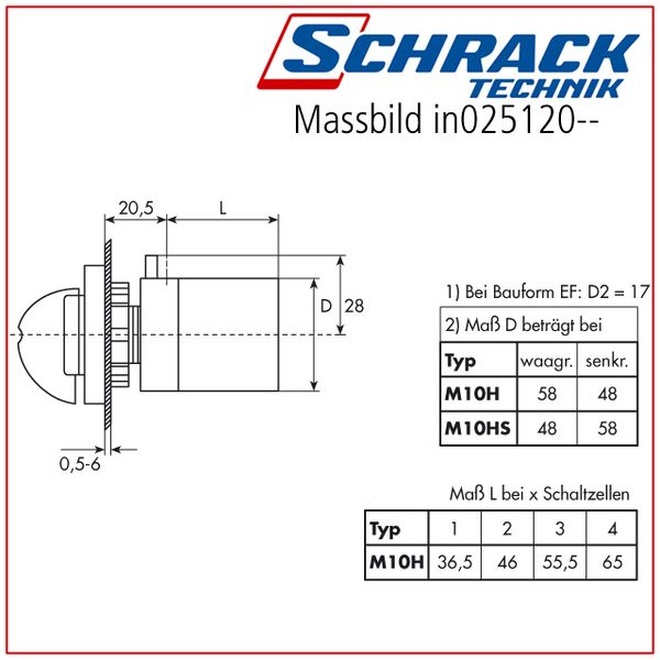 ON-OFF switch 1P, 20A, central mounting 22,5mm image 8