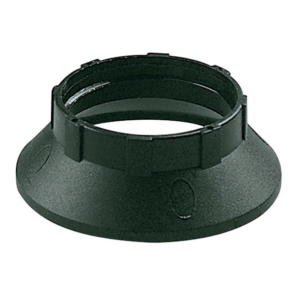 Shade-holder ring for E14 lamphld black image 1