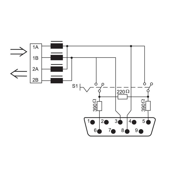 Fieldbus Connector PROFIBUS with D-sub male connector 9-pole light gra image 7