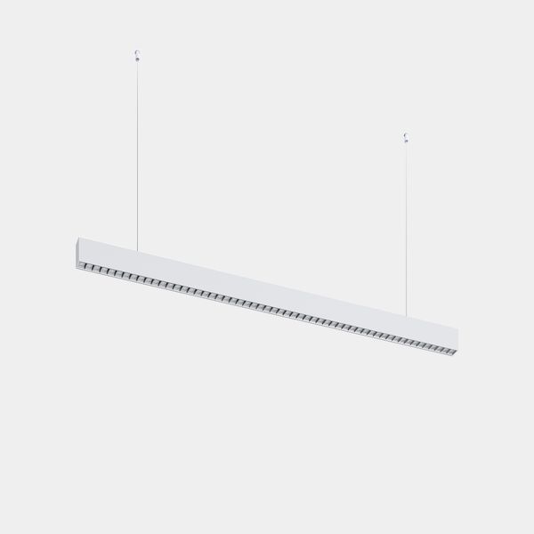 Lineal lighting system Infinite Slim Continuidad Pendant 1120mm 28.7 4000K CRI 90 ON-OFF White IP40 3664lm image 1