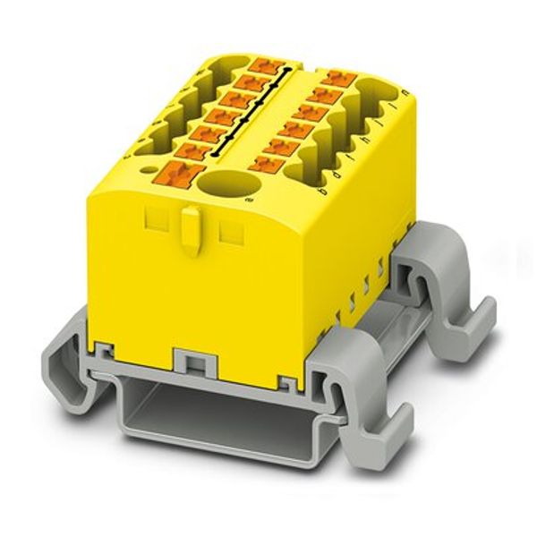 PTFIX 6/12X2,5-NS35A YE - Distribution block image 1