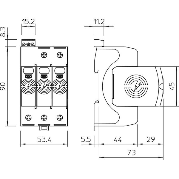 V50-3+FS-385 CombiController V50 3-pole with RS 385V image 2