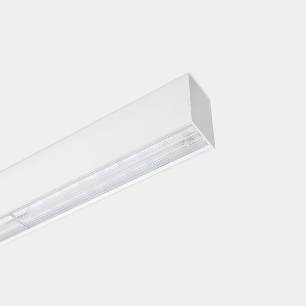 Lineal lighting system Infinite Pro 1136mm Recessed Eliptic 30.38W LED warm-white 3000K CRI 90 ON-OFF White IP44 3826lm image 1