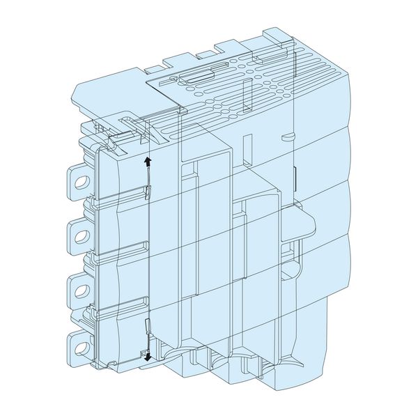 INCOMER CONNECTION BLOCK NSX/INS/INV250 4P BOTTOM image 1