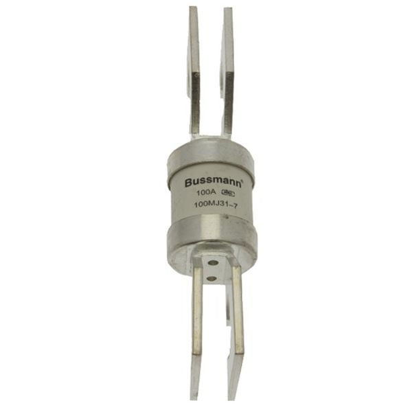 Utility fuse-link, low voltage, 100 A, AC 415 V, BS88/J, 31 x 131 mm, gL/gG, BS image 2