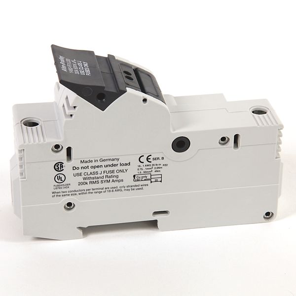 Allen-Bradley 1492-FB1J30-L 1492-FB Fuse Holder with 1 pole, Class J Type Fuses, 30A and LED Blown Fuse Indicator image 1