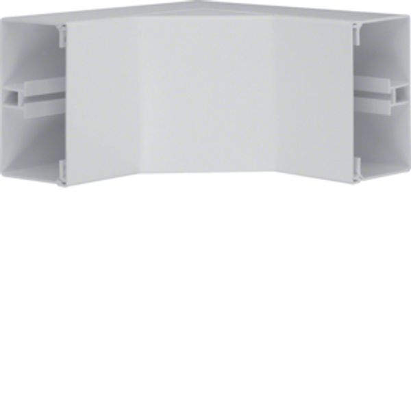 internal corner PVC for trunking FB 80x130mm light grey image 1