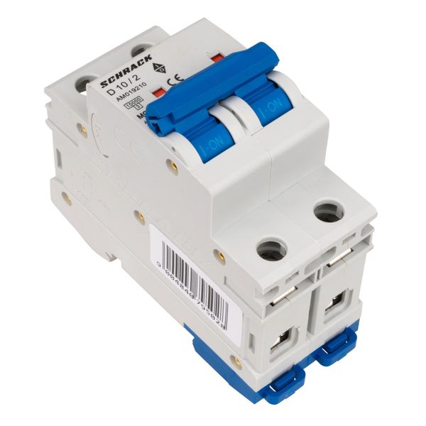 Miniature Circuit Breaker (MCB) AMPARO 10kA, D 10A, 2-pole image 3