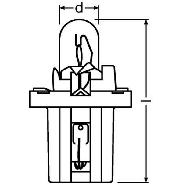 2722MFX 2W 12V 10 OSRAM image 2