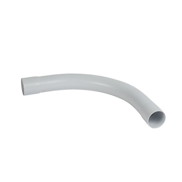 Large radius handlebar 90° IP44 Ø50mm and radius 210mm - gray RAL7035 image 1