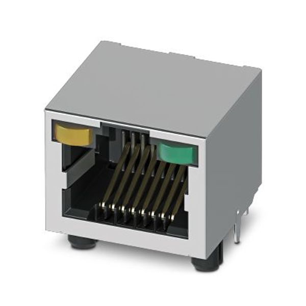 CUC-SP-J1ST-A/R4LT-THR-LED - RJ45 PCB connectors image 1