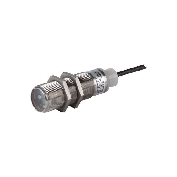 Retroflective sensing sensor, Sn=18m, 4L, 10-30VDC, light, NPN, PNP, M30, metal, line 2m image 2