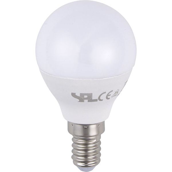 LED E14 Ball G45x75 100-240V 450Lm 5W 830 180° AC/DC Opal Non-Dim image 1