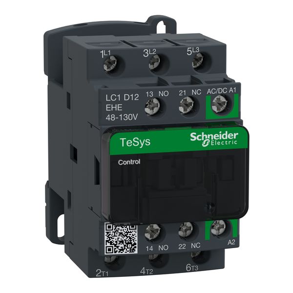 TeSys Deca contactor 3P 12A AC-3/AC-3e up to 440V coil 48-130V AC/DC image 4
