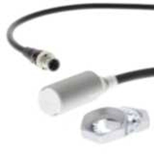 Proximity sensor, inductive, brass-nickel, Spatter-coating, M18, shiel image 4