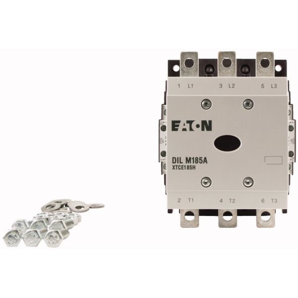 Contactor, 380 V 400 V 90 kW, 2 N/O, 2 NC, RDC 240: 200 - 240 V DC, DC operation, Screw connection image 5