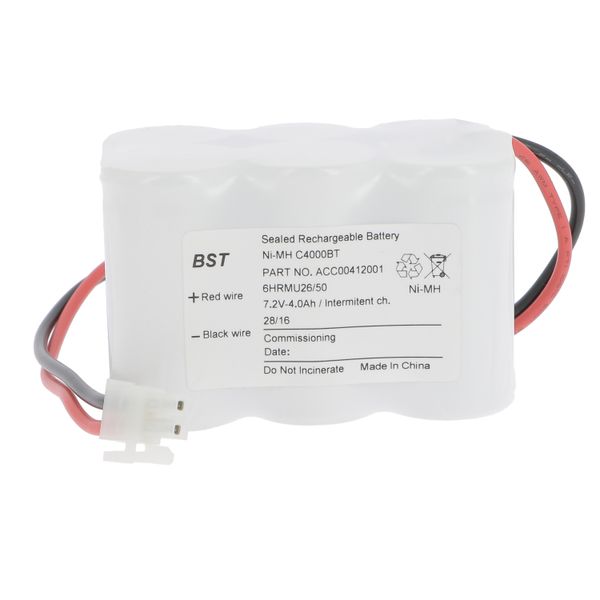 Ni-Mh battery 7.2 V - 4 Ah for maintenance of headlight unit reference 062632 image 1