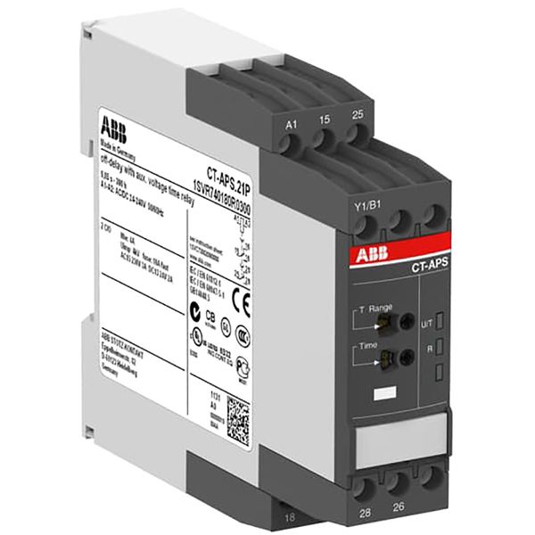 CT-APS.21P Time relay, OFF-delay 2c/o, 24-240VAC/DC image 1