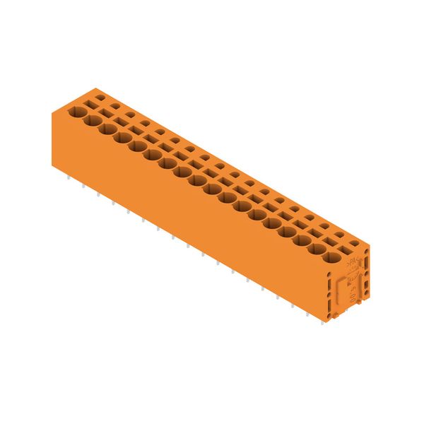 PCB terminal, 5.00 mm, Number of poles: 18, Conductor outlet direction image 2