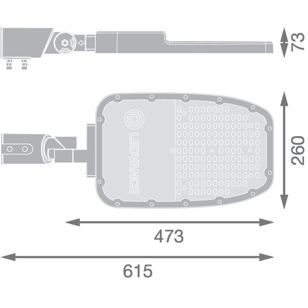 STREETLIGHT AREA LARGE RV35ST 90W 727 RV35ST GY image 10