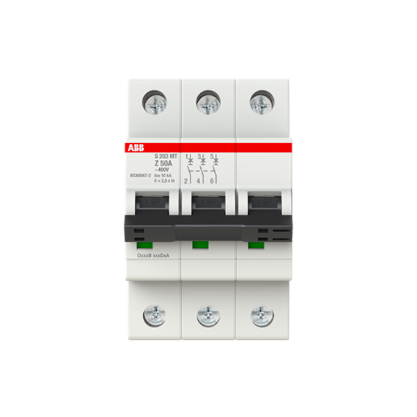 S203MT-Z50 Miniature Circuit Breakers MCBs - 3P - Z - 50 A image 6