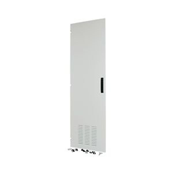 Device area door ventilated IP42 XF left, HxW=2000x600mm, grey image 2