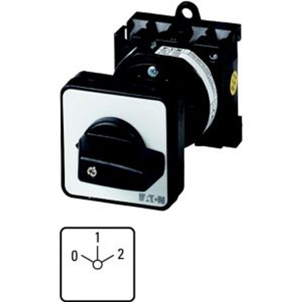 Changeoverswitches, T0, 20 A, rear mounting, 3 contact unit(s), Contacts: 6, 60 °, maintained, With 0 (Off) position, 0-1-2, Design number 8451 image 4