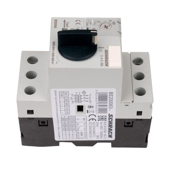 Motor Protection Circuit Breaker BE2, 3-pole, 0,4-0,63A image 8