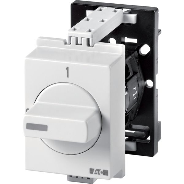 Step switches, TM, 10 A, service distribution board mounting, 2 contact unit(s), Contacts: 4, 60 °, maintained, Without 0 (Off) position, 1-4, Design image 3