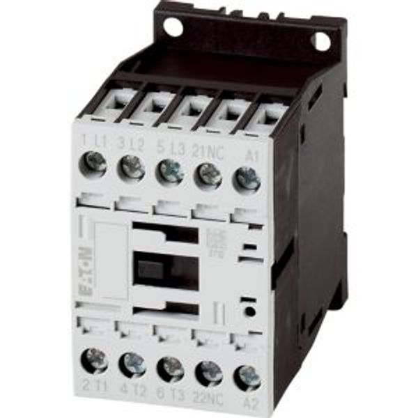 Contactor, 3 pole, 380 V 400 V 5.5 kW, 1 NC, 220 V DC, DC operation, Screw terminals image 5