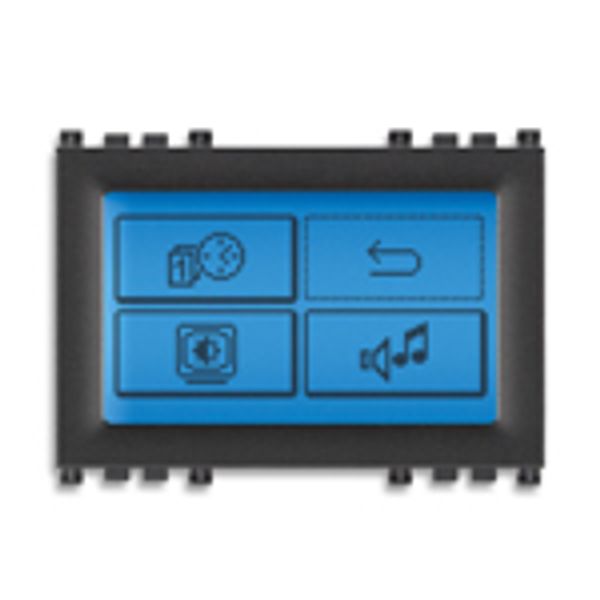 Monochrome touch screen KNX 3M grey image 1