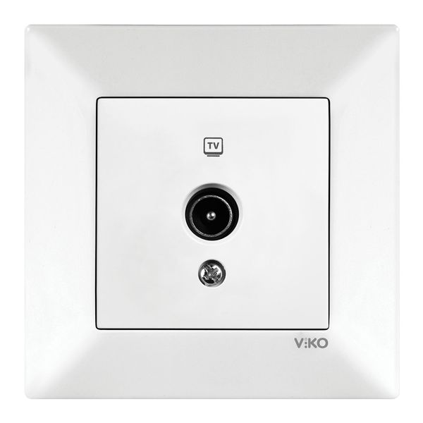 Meridian White TV Socket Unresisting image 1