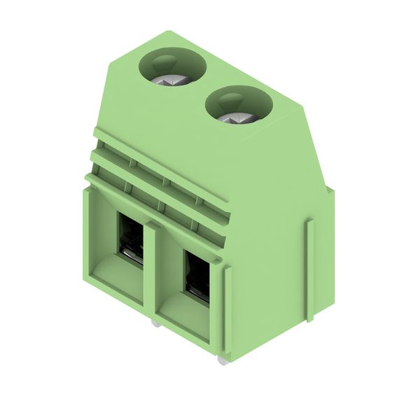 PCB terminal, 10.16 mm, Number of poles: 2, Conductor outlet direction image 3