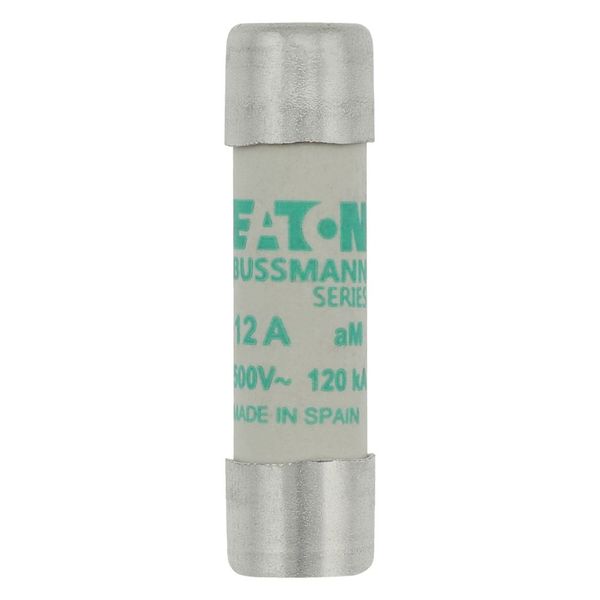 Fuse-link, LV, 12 A, AC 500 V, 10 x 38 mm, aM, IEC image 7