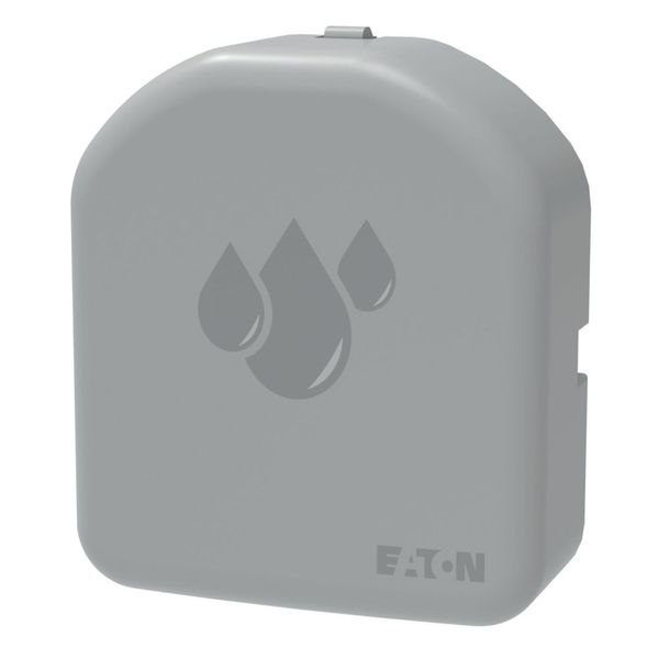 Cover for xComfort LeakageStop Detector, Battery, Silver matt image 5