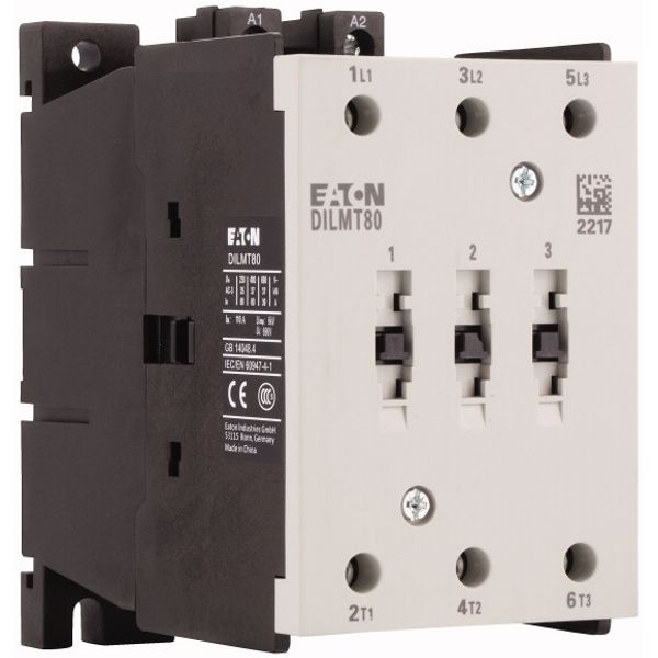 Contactor, 3 pole, 380 V 400 V: 37 kW, 230 V 50 Hz, 240 V 60 Hz, AC operation, Screw terminals image 5