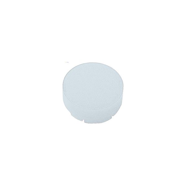 Button lens, raised white, blank image 2