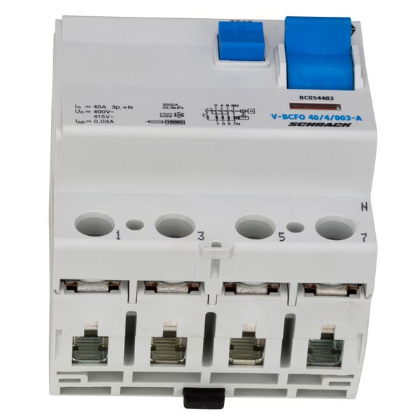 Residual current circuit breaker, 40A, 4-pole,30mA, type A,V image 9