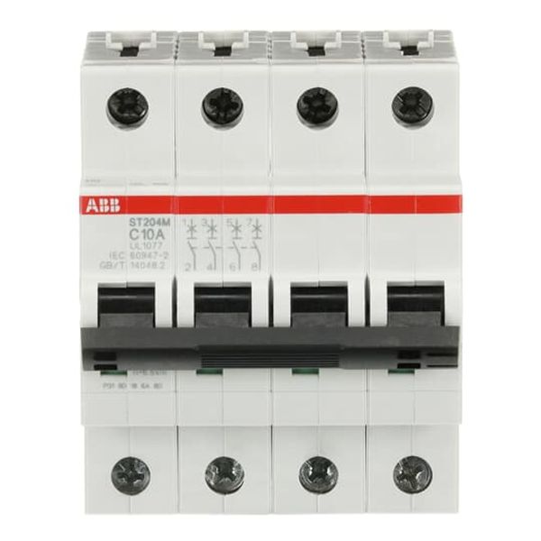 ST204M-C10 Miniature Circuit Breaker - 4P - C - 10 A image 1