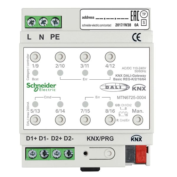 KNX DALI-Gateway Basic REG-K/2/16/64 image 2