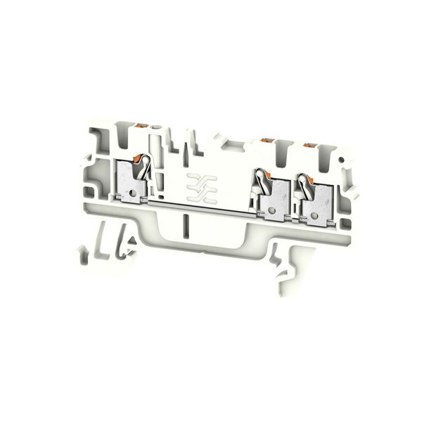 Feed-through terminal block, PUSH IN, 1.5 mm², 500 V, 17.5 A, Number o image 1