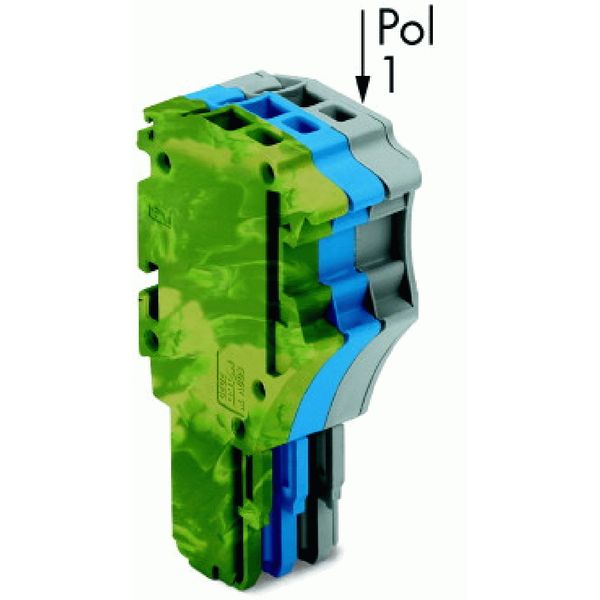 1-conductor female connector Push-in CAGE CLAMP® 1.5 mm² green-yellow/ image 3