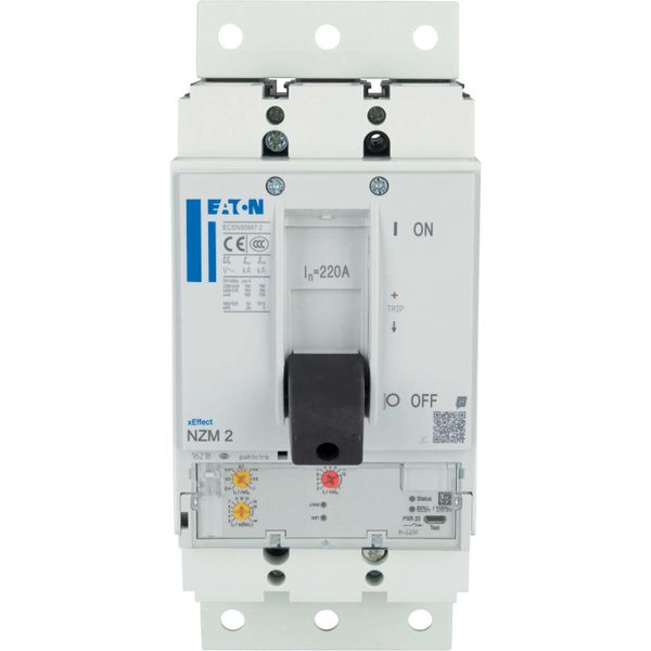 NZM2 PXR20 circuit breaker, 220A, 3p, plug-in technology image 7