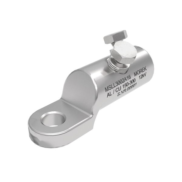 MSLL300 Al/Cu 150-300mm² 12kV 2xAluminum screw SB cable lug M16 image 1