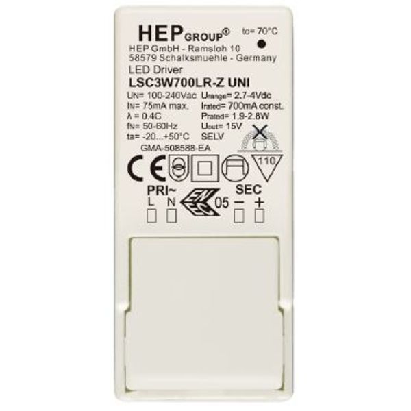 Driver Not Dimmable 100-240V/50-60z  71-A654-00-00 image 1