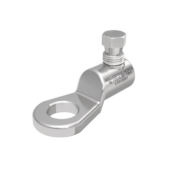 MSLL35 Al/Cu 6-35mm² 12kV 1xAluminum screw SB cable lug M12 image 1